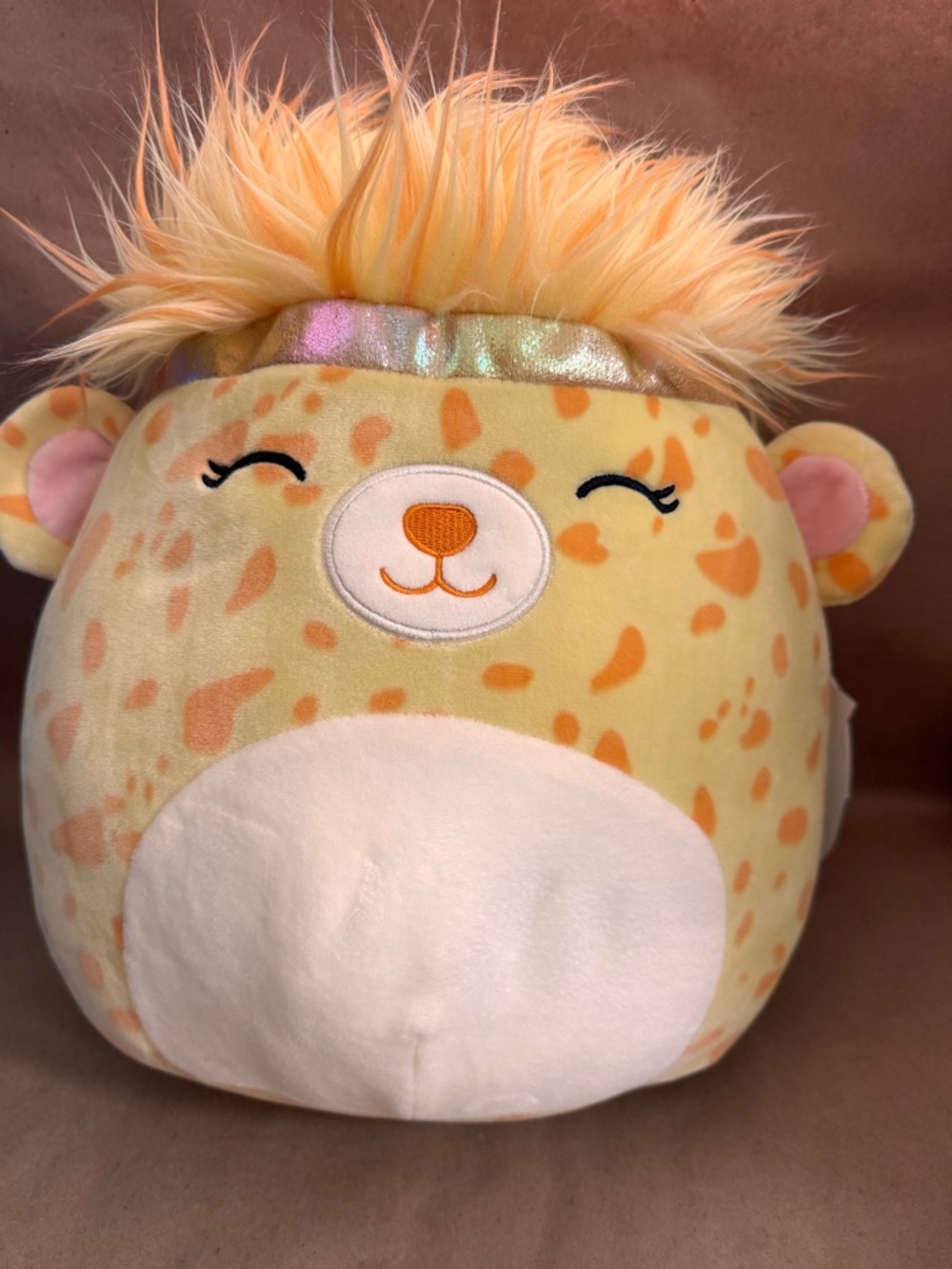 NWT 12” Squishmallows Lexie the Cheetah Yellow plush from the Squish-Doos squad